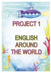 English Worksheet: project 1 - English around the world