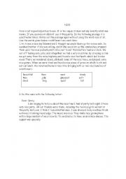 English worksheet: vocabulary worksheet