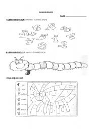 English Worksheet: Numbers Review