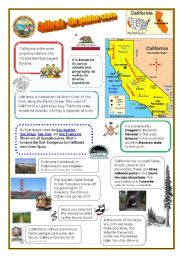 English Worksheet: California - the golden state