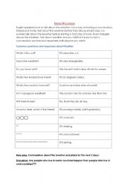 English Worksheet: Weather vocabulary for Ireland