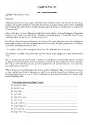 English Worksheet: passive voice