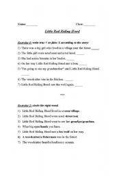 English worksheet: LRRH