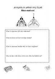 English Worksheet: Childrens day in Japan