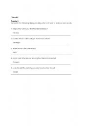 English worksheet: have to