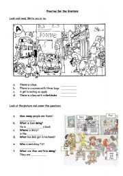 English Worksheet: Starters YLE (2)
