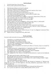 English Worksheet: The Weakest Chain