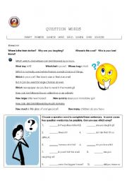 English worksheet: Question Words