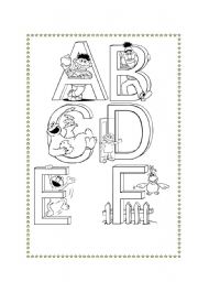 English Worksheet: Sesame Street Alphabet