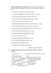 English worksheet: Test language competence