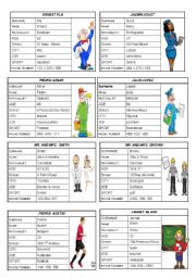 English Worksheet: VERB TO BE: PERSONAL INFORMATION (SPEAKING CARDS) 2