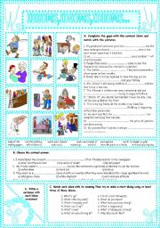 English Worksheet: IDIOMS,IDIOMS,IDIOMS...(23)