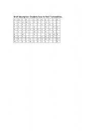 English Worksheet: Puzzle