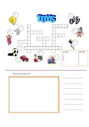 English Worksheet: Toys