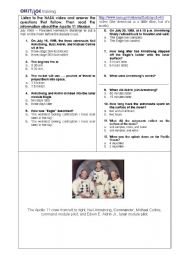 English Worksheet: 40th Anniversary Apollo 11 - The Man on the Moon