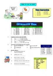 English Worksheet: VERB TO BE IN PAST