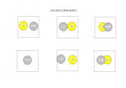 English worksheet: Solar Eclipse Sort