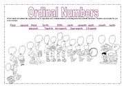 English Worksheet: Ordinal Numbers