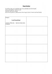 English worksheet: Past Perfect Fun Exercise