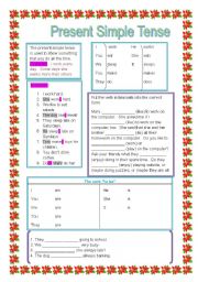 English Worksheet: Present Simple Tense