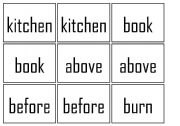 English Worksheet: High frequency words 