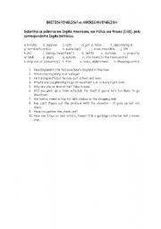 English worksheet: English varieties