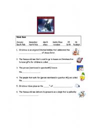 English worksheet: Polar Express Movie Worksheet 