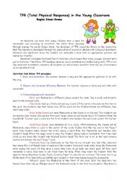 English Worksheet: Games and activities for young learners