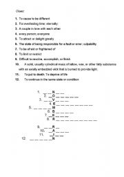 English Worksheet: November Rain - Guns n Roses - Song word puzzle