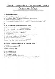 English Worksheet: Listening Comprehension