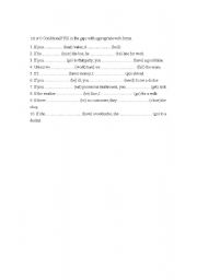 English worksheet: 1st vs 0 conditional