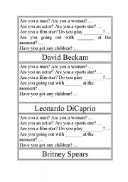 English Worksheet: Who are you?