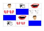 English worksheet: FACE BINGO