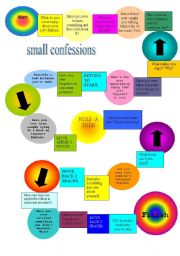 English Worksheet: Small Confessions