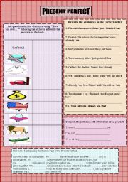 English Worksheet: Present Perfect