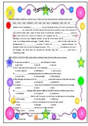 English Worksheet: Revision