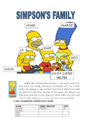 Simpsons family