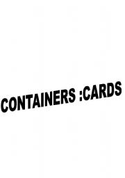 a set of 36 container cards