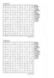 English worksheet: crosswords professions