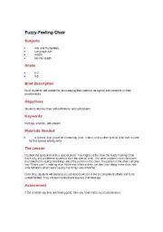 English Worksheet: Fuzzy Chair