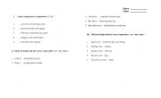 English Worksheet: Comparison and Superlative 