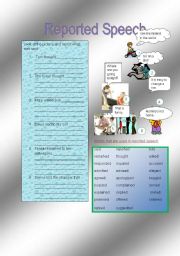 English Worksheet: Reported Speech