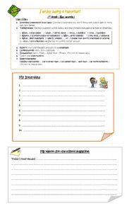 English Worksheet: WRITING