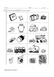 English Worksheet: Big and Small Worksheet