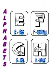 English worksheet: ALPHABETS 2