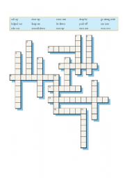 English worksheet: Phrase puzzle