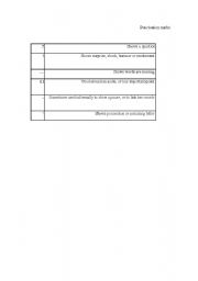 English worksheet: punctuation marks