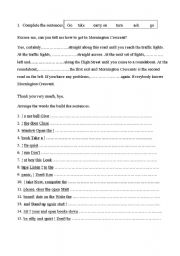 English Worksheet: Imperative