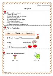 English worksheet: English Exam