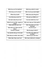 English Worksheet: Question Words